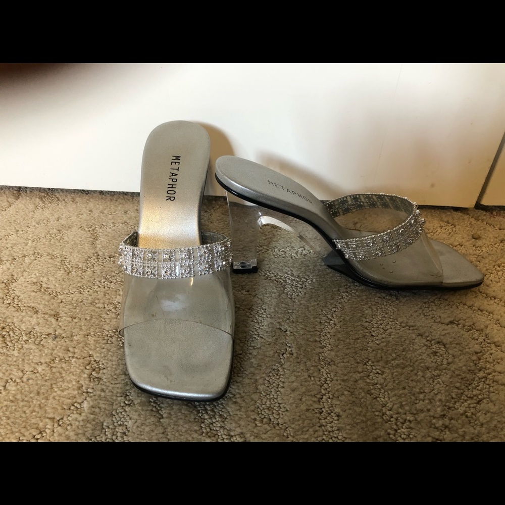 Silver heels